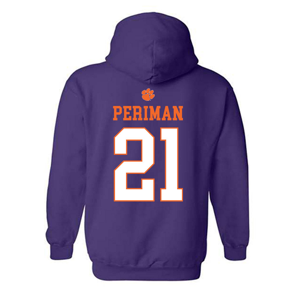Clemson - NCAA Women's Basketball : Hadley Periman - Classic Shersey Hooded Sweatshirt-1