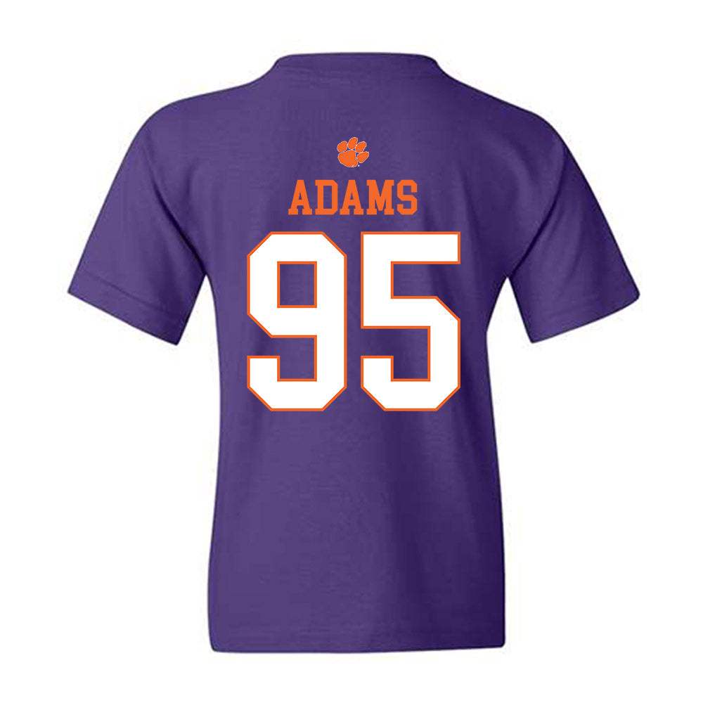 Clemson - NCAA Football : Amare Adams - Classic Shersey Youth T-Shirt-1