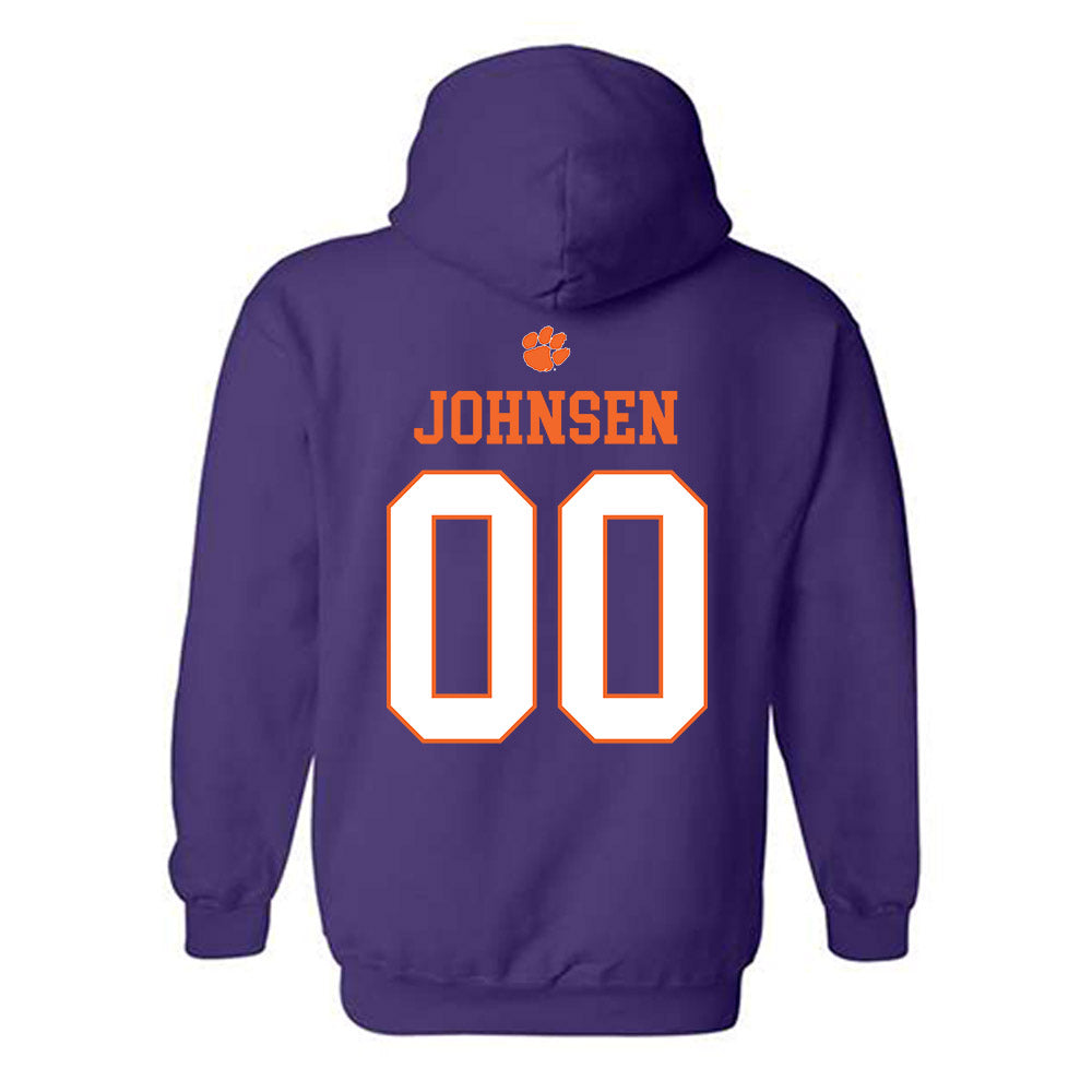 Clemson - NCAA Softball : Jordyn Johnsen - Classic Shersey Hooded Sweatshirt-1