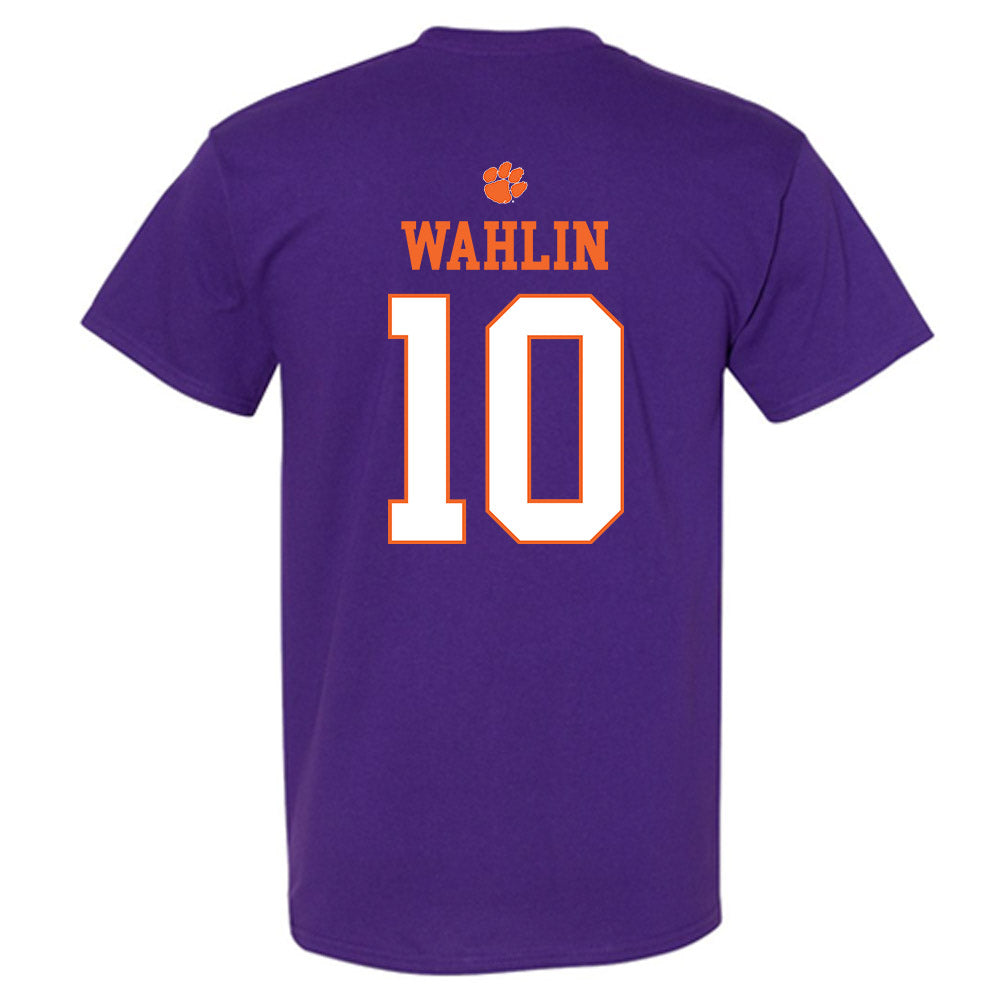 Clemson - NCAA Men's Basketball : Jake Wahlin - Classic Shersey T-Shirt-1