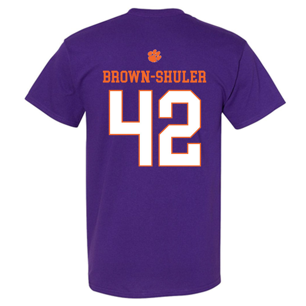 Clemson - NCAA Football : Hevin Brown-Shuler - Classic Shersey T-Shirt-1