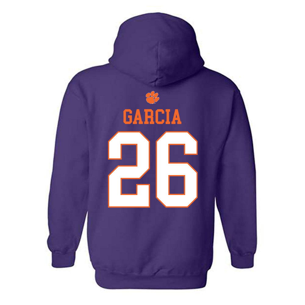 Clemson - NCAA Men's Soccer : Marco Garcia - Classic Shersey Hooded Sweatshirt