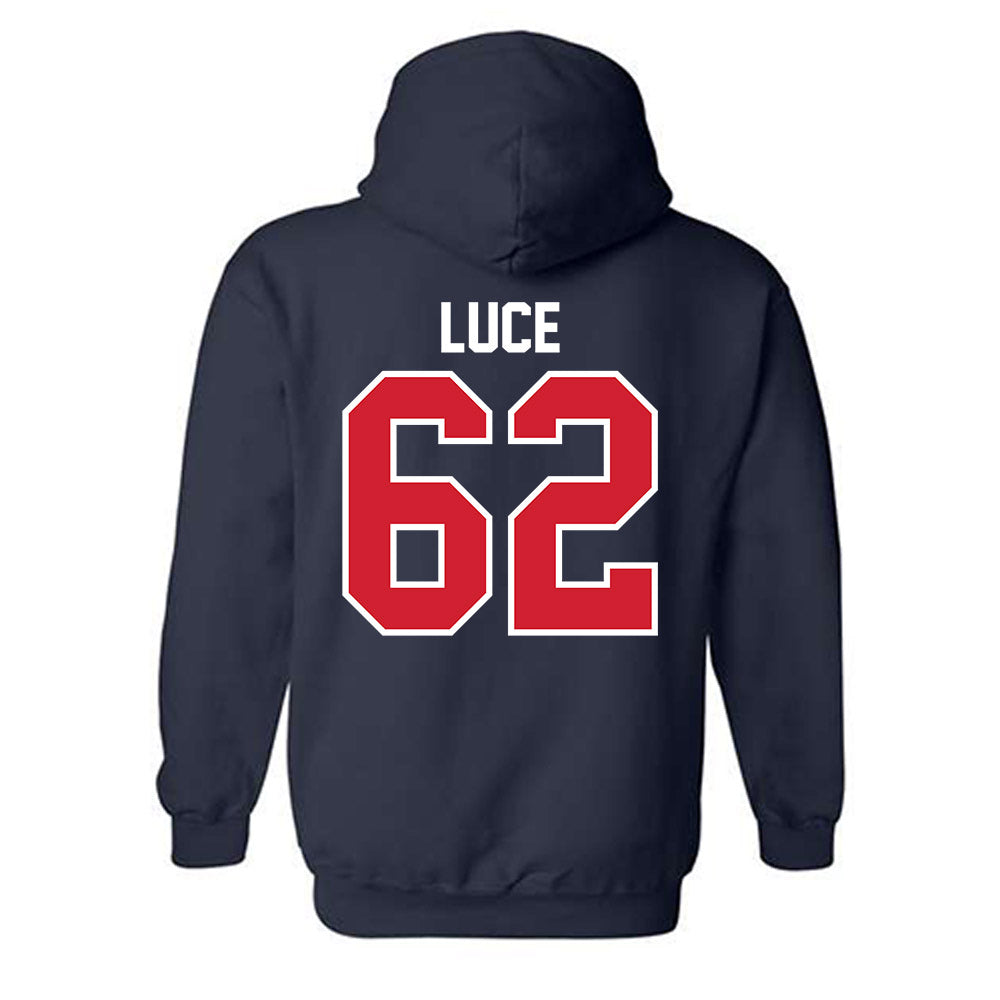 Robert Morris - NCAA Football : Vince Luce - Classic Shersey Hooded Sweatshirt-1