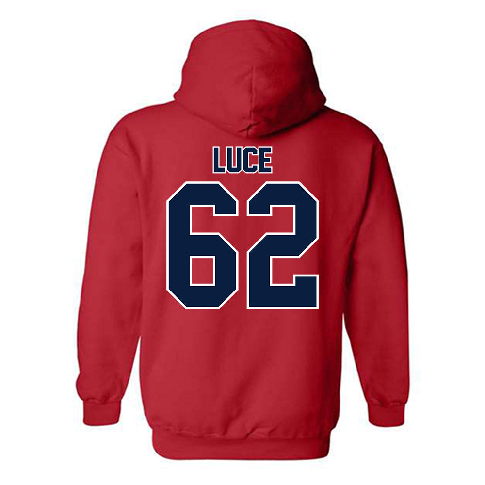 Robert Morris - NCAA Football : Vince Luce - Classic Shersey Hooded Sweatshirt-1