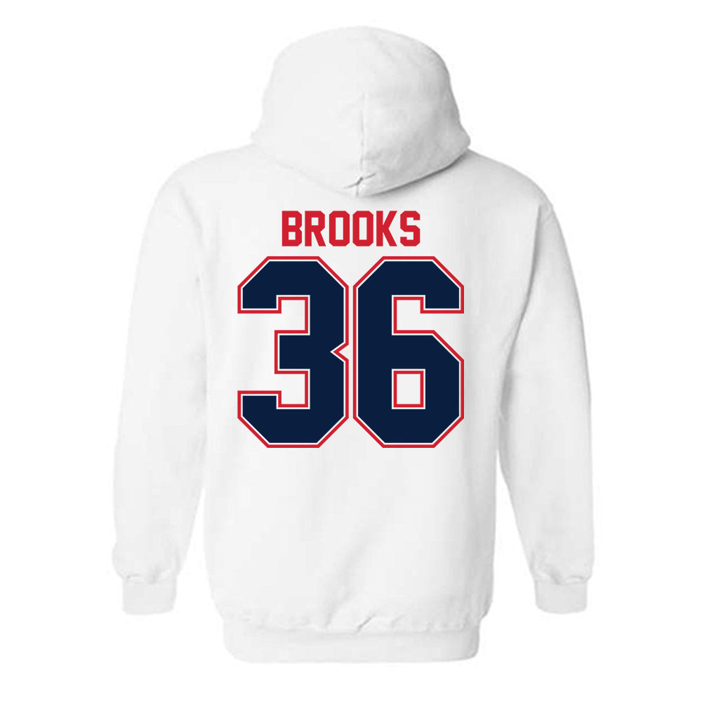 Robert Morris - NCAA Football : Taelen Brooks - Classic Shersey Hooded Sweatshirt-1