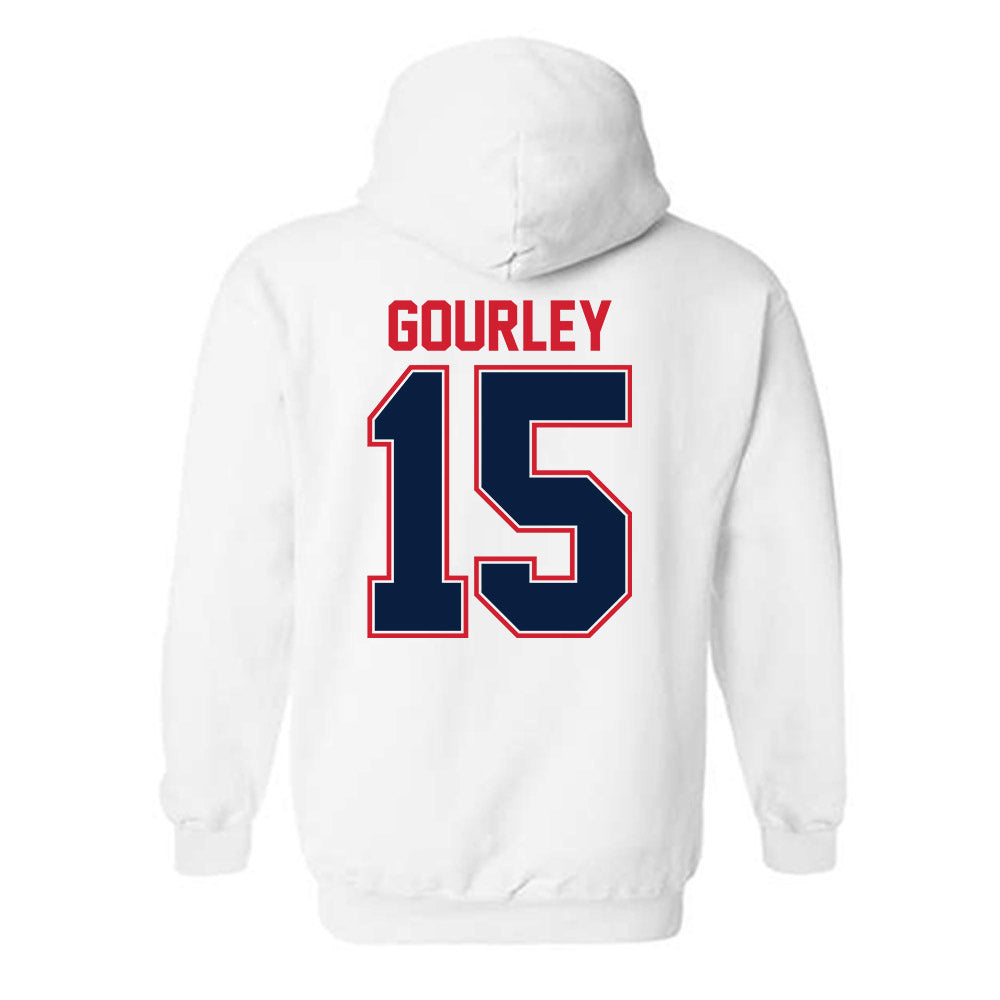 Robert Morris - NCAA Men's Ice Hockey : Connor Gourley - Classic Shersey Hooded Sweatshirt-1