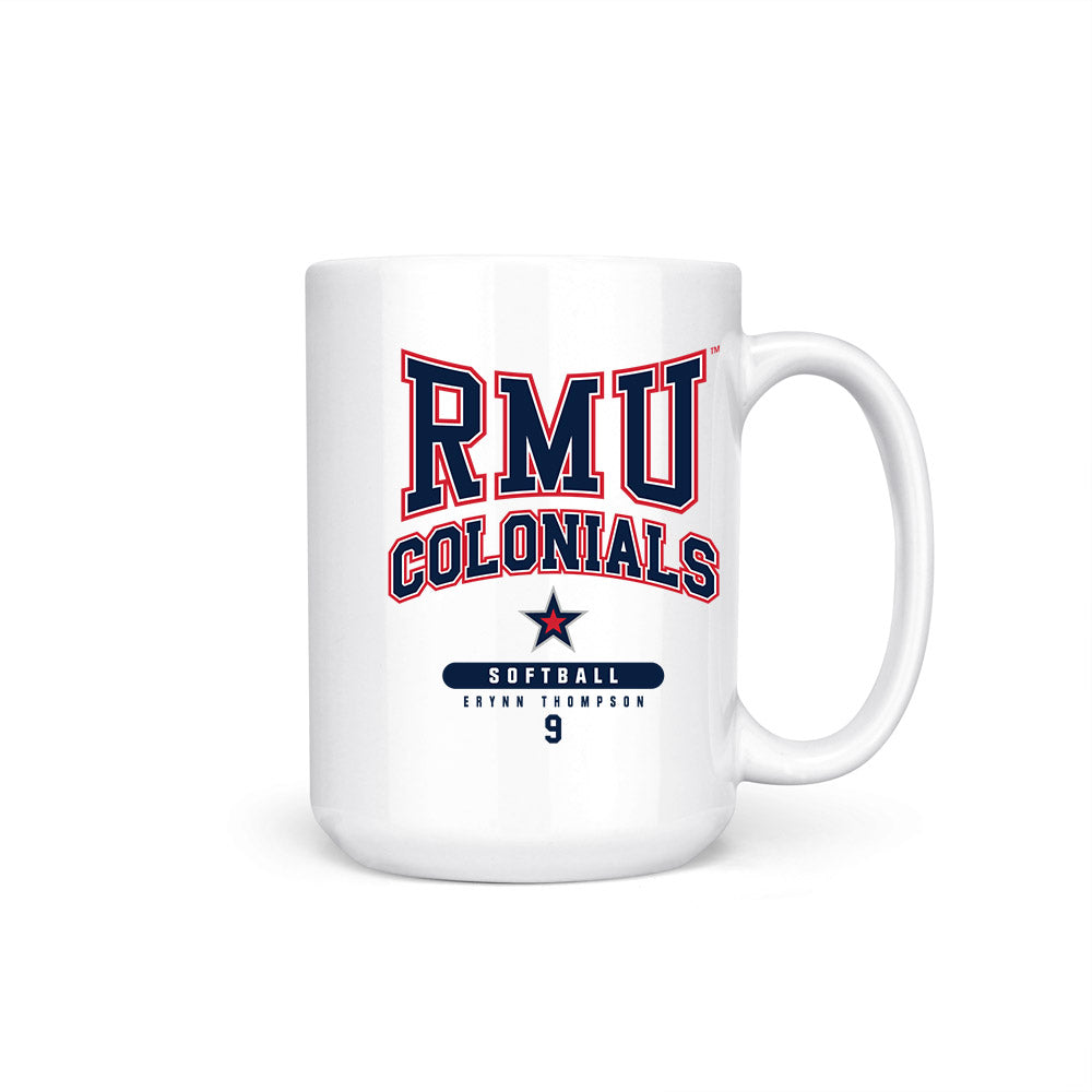 Robert Morris - NCAA Softball : Erynn Thompson - Coffee Mug-0