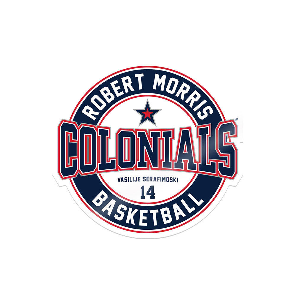 Robert Morris - NCAA Men's Basketball : Vasilije Serafimoski - Sticker-0