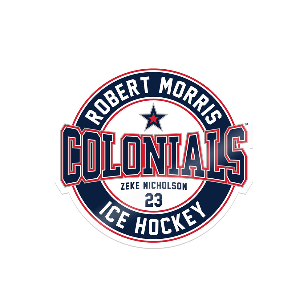 Robert Morris - NCAA Men's Ice Hockey : Zeke Nicholson - Sticker-0