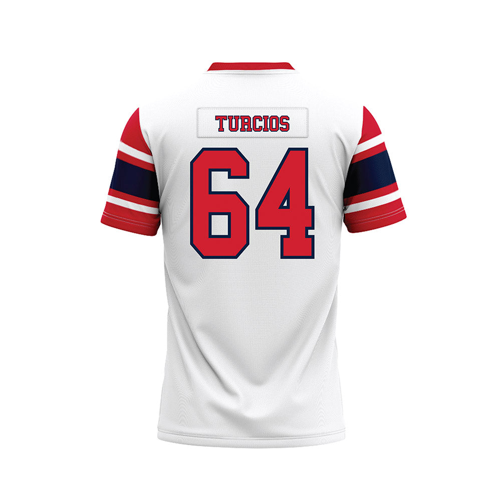 Robert Morris - NCAA Football : Diego Turcios - White Football Jersey-1