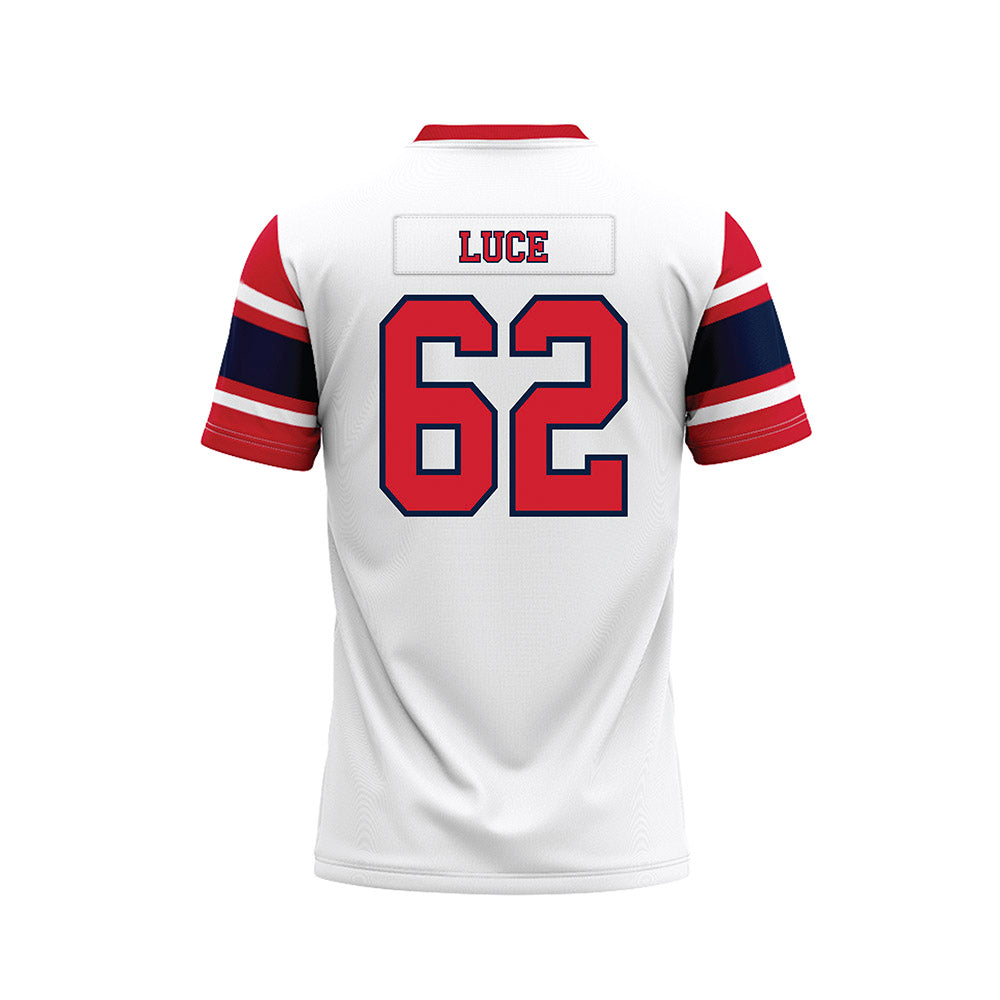 Robert Morris - NCAA Football : Vince Luce - White Football Jersey-1