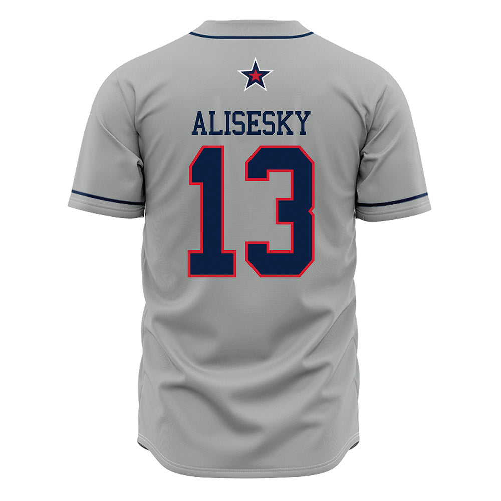 Robert Morris - NCAA Softball : Morgan Alisesky - Grey Jersey-1