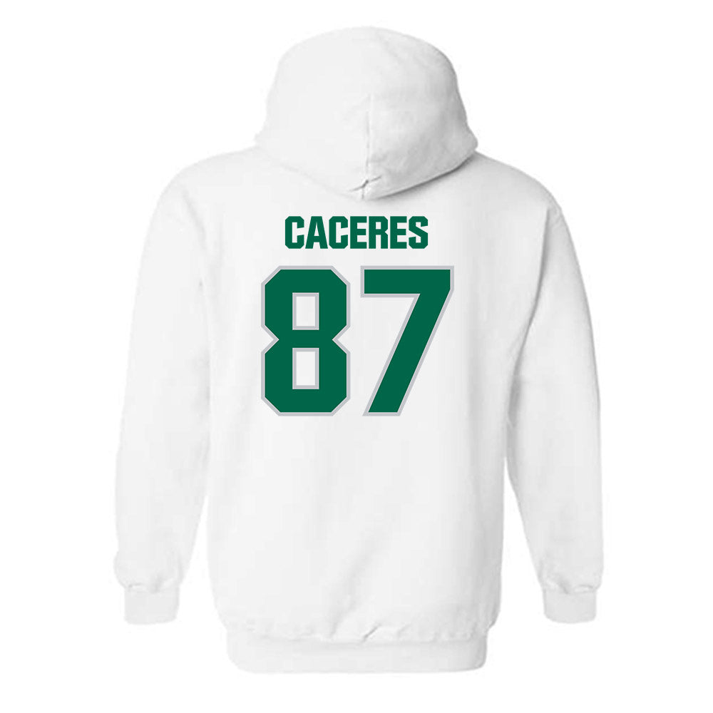 Illinois Wesleyan - NCAA Football : Anthony Caceres - Classic Shersey Hooded Sweatshirt-1