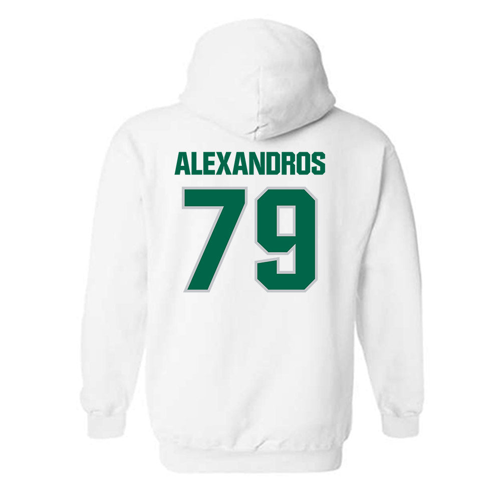 Illinois Wesleyan - NCAA Football : Christos Alexandros - Classic Shersey Hooded Sweatshirt-1