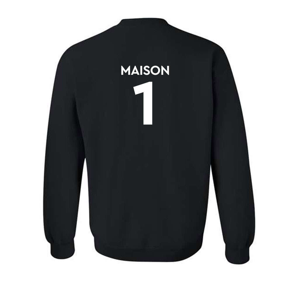Illinois Wesleyan - NCAA Men's Track & Field : Nyamedze Maison - Classic Shersey Crewneck Sweatshirt-1