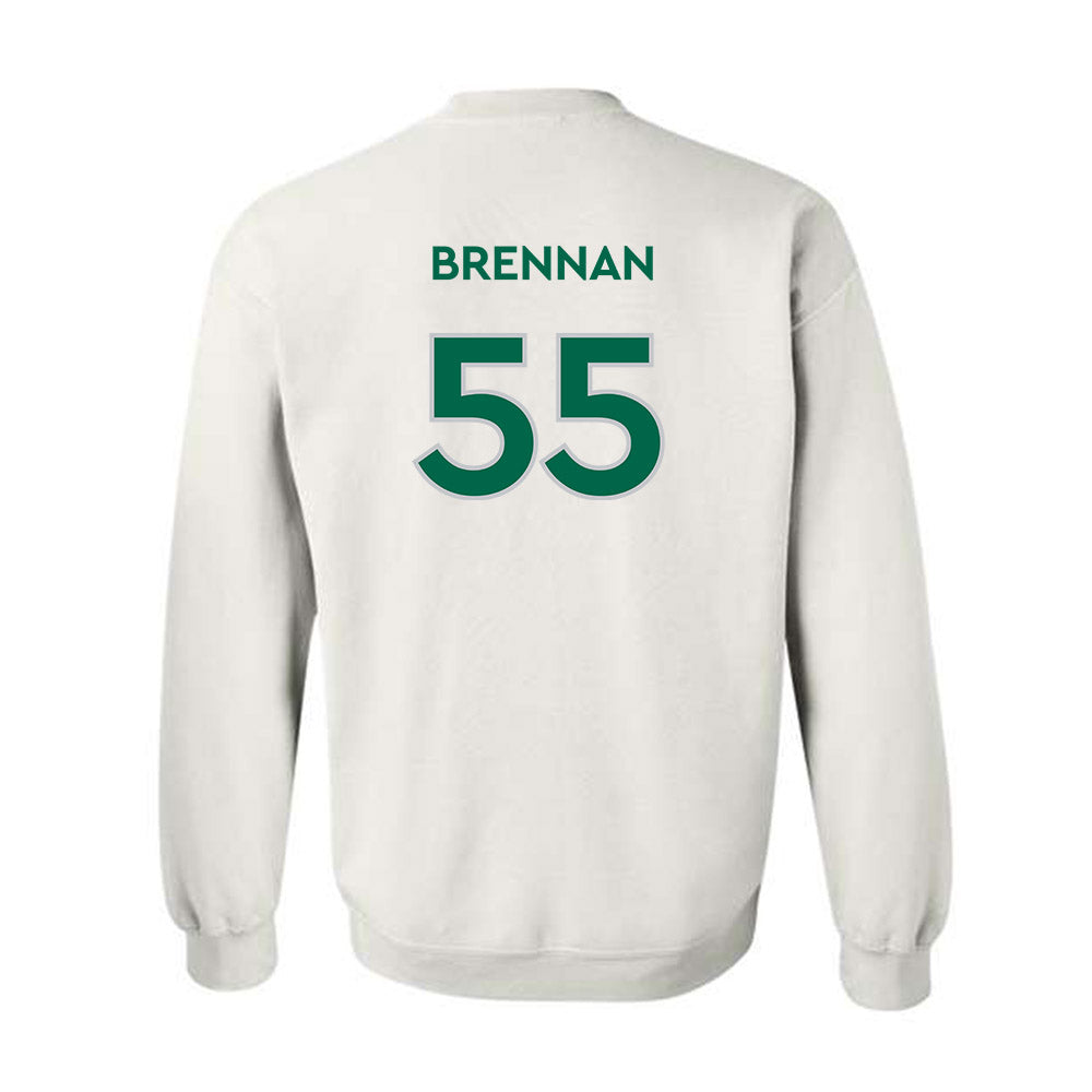 Illinois Wesleyan - NCAA Football : Mac Brennan - Classic Shersey Crewneck Sweatshirt-1