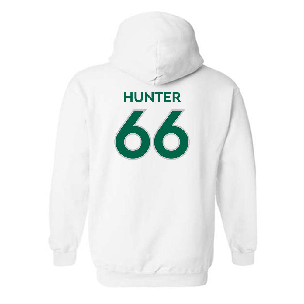Illinois Wesleyan - NCAA Football : Demarco Hunter - Classic Shersey Hooded Sweatshirt-1