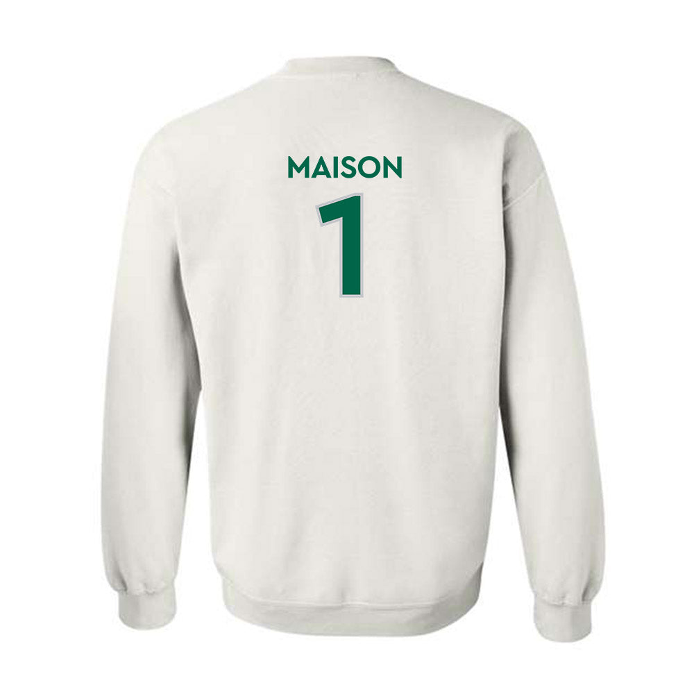 Illinois Wesleyan - NCAA Men's Track & Field : Nyamedze Maison - Classic Shersey Crewneck Sweatshirt-1
