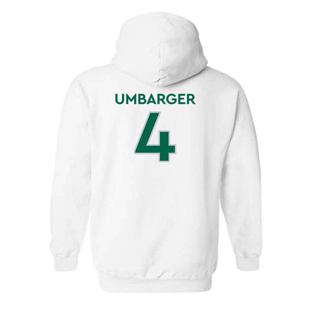 Illinois Wesleyan - NCAA Football : Ryan Umbarger - Classic Shersey Hooded Sweatshirt-1