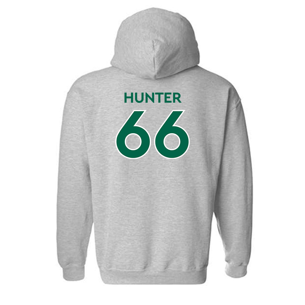 Illinois Wesleyan - NCAA Football : Demarco Hunter - Classic Shersey Hooded Sweatshirt-1