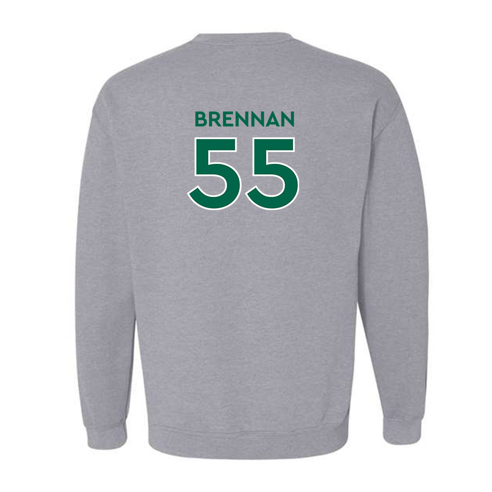 Illinois Wesleyan - NCAA Football : Mac Brennan - Classic Shersey Crewneck Sweatshirt-1