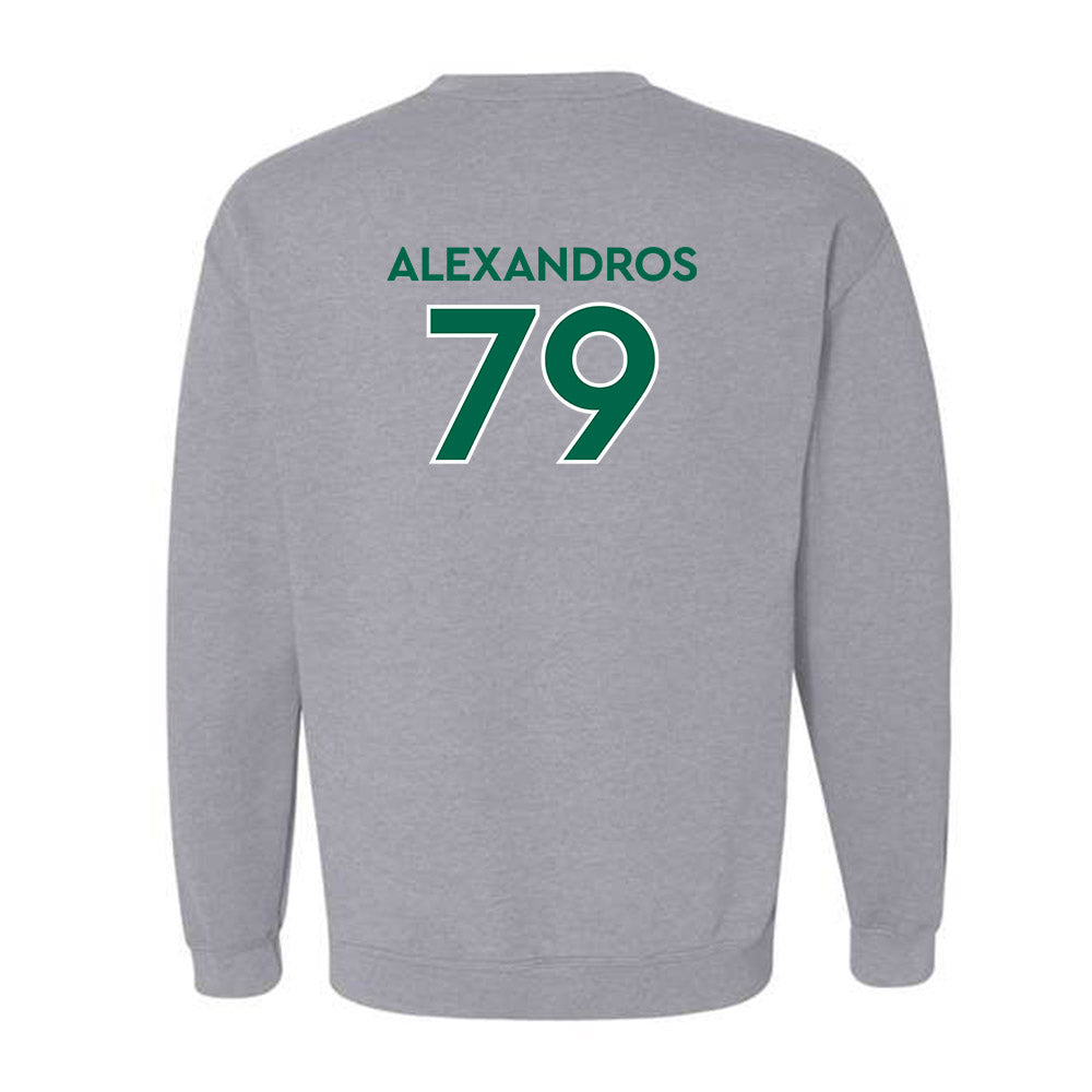 Illinois Wesleyan - NCAA Football : Christos Alexandros - Classic Shersey Crewneck Sweatshirt-1