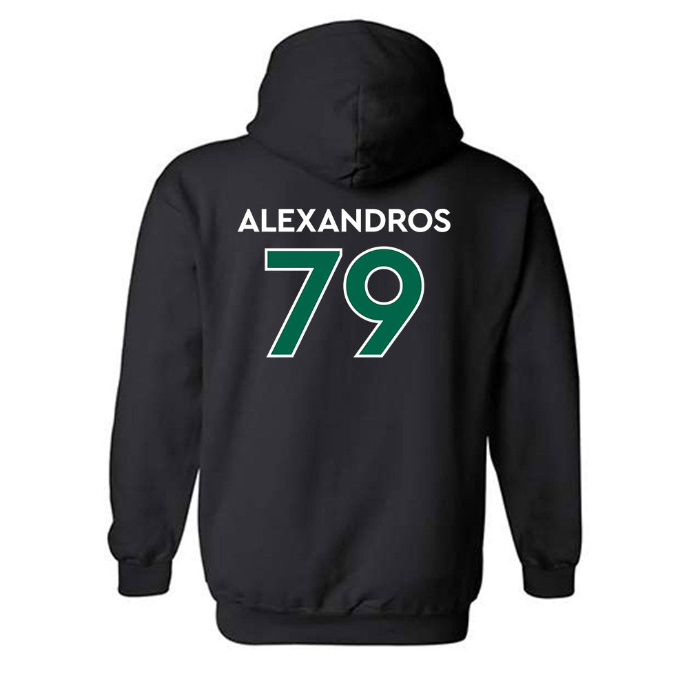Illinois Wesleyan - NCAA Football : Christos Alexandros - Classic Shersey Hooded Sweatshirt-1