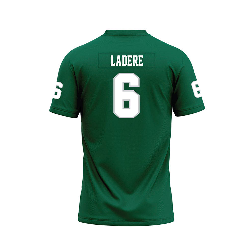 Illinois Wesleyan - NCAA Football : Gavin LaDere - Green Premium Football Jersey-1