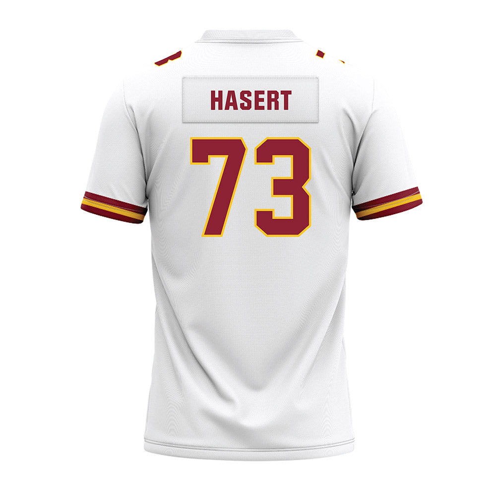 Iowa State - NCAA Football : Deylin Hasert - White Premium Football Jersey