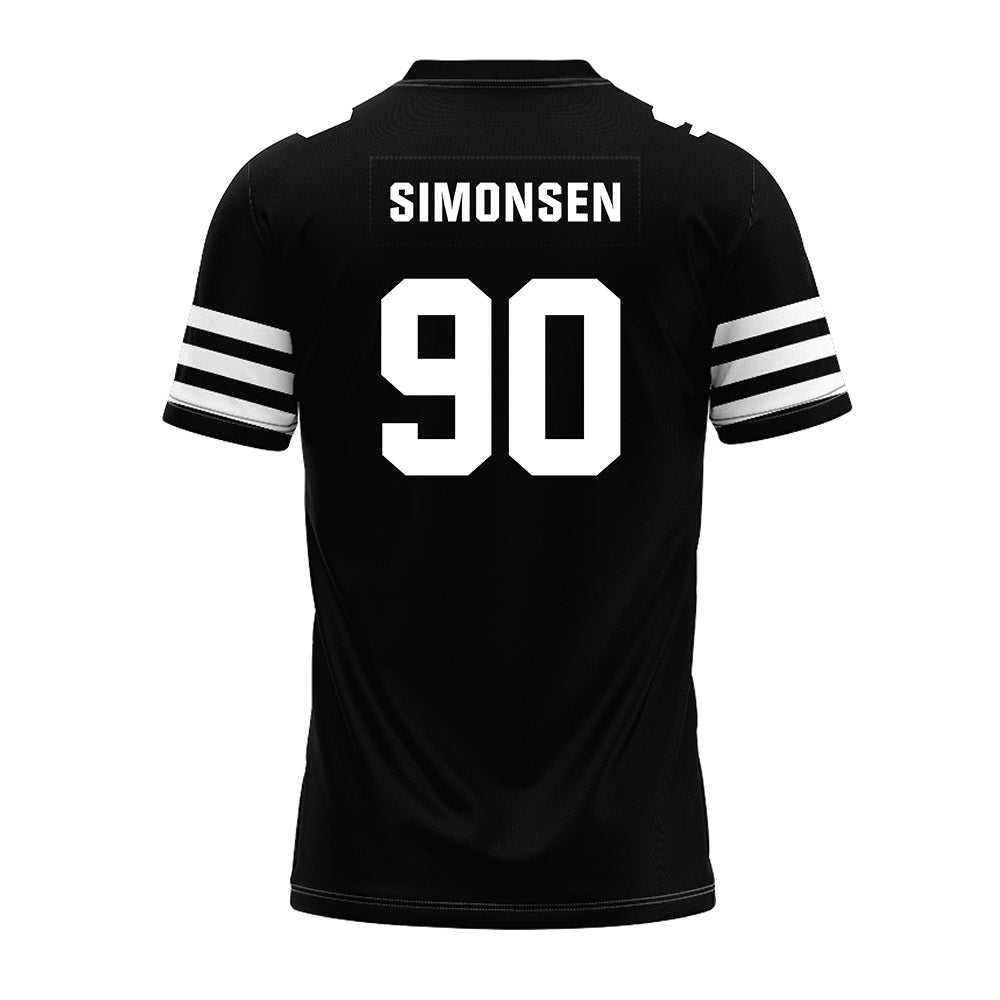 Iowa State - NCAA Football : Braden Simonsen - Black Premium Football Jersey