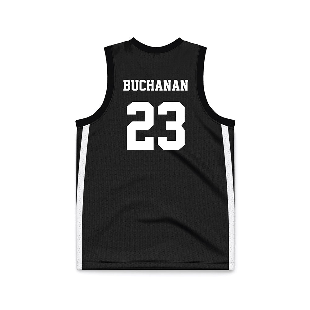 Iowa State - NCAA Men's Basketball : Blake Buchanan - Black Basketball Jersey-1