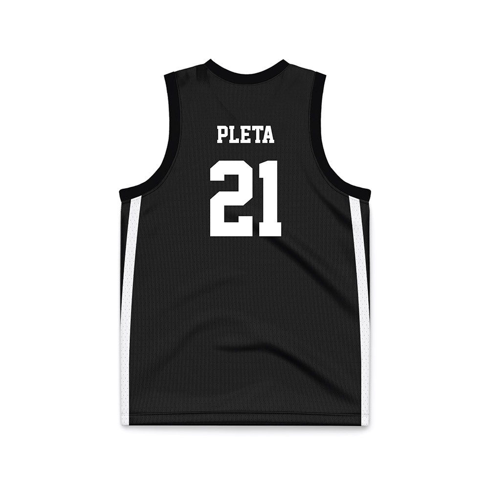 Iowa State - NCAA Men's Basketball : Dominykas Pleta - Black Basketball Jersey-1