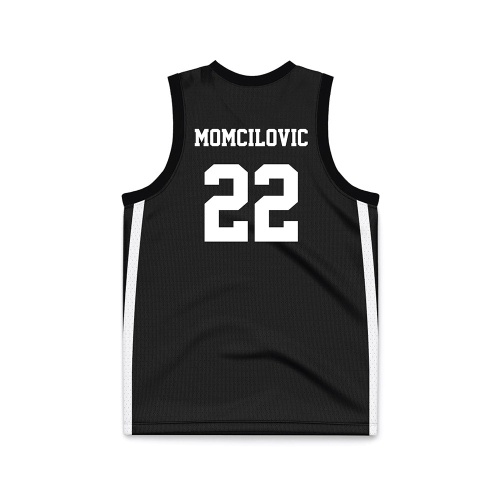 Iowa State - NCAA Men's Basketball : Milan Momcilovic - Black Basketball Jersey-1