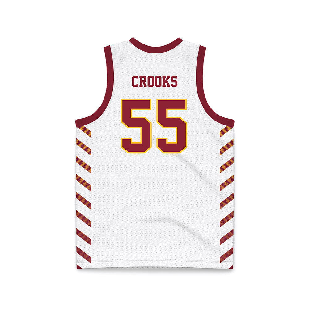Iowa State - NCAA Women's Basketball : Audi Crooks - White Basketball Jersey-1