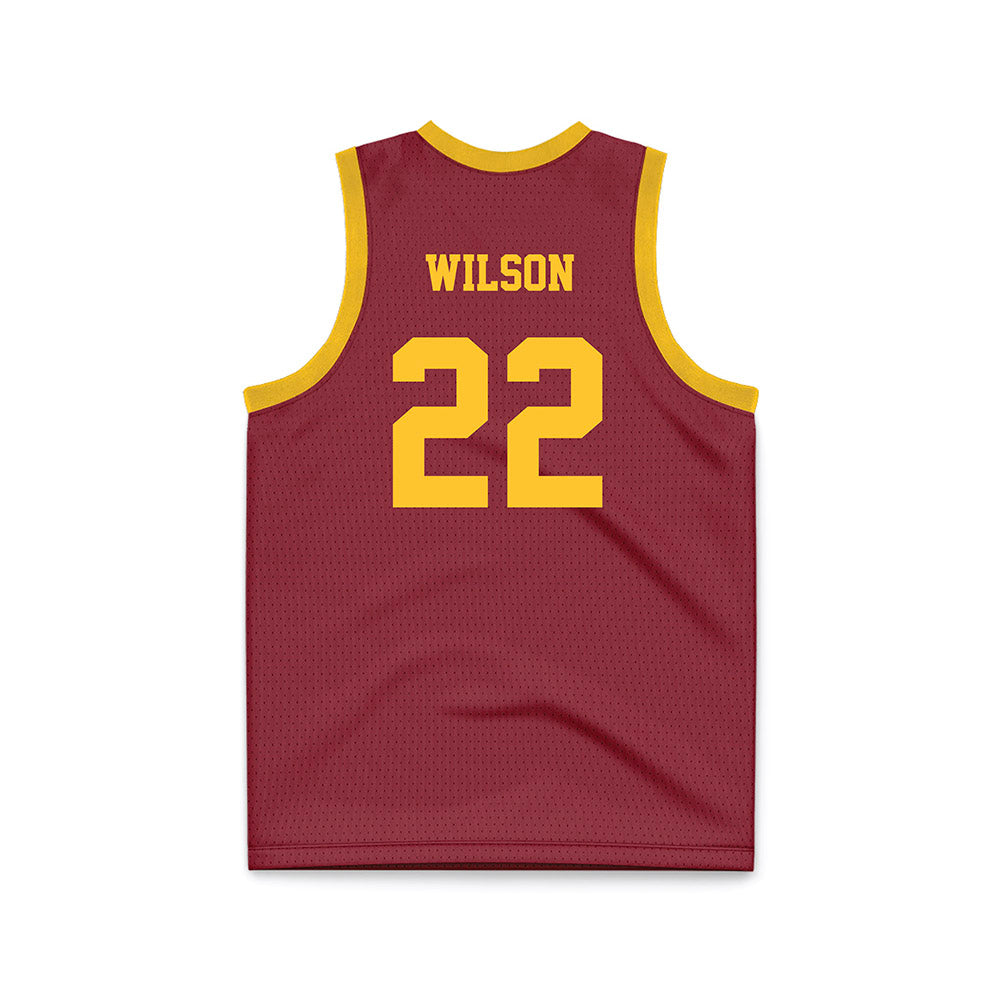 Iowa State - NCAA Women's Basketball : Reagan Wilson - Cardinal Basketball Jersey