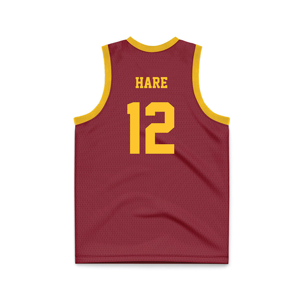 Iowa State - NCAA Women's Basketball : Kenzie Hare - Cardinal Basketball Jersey