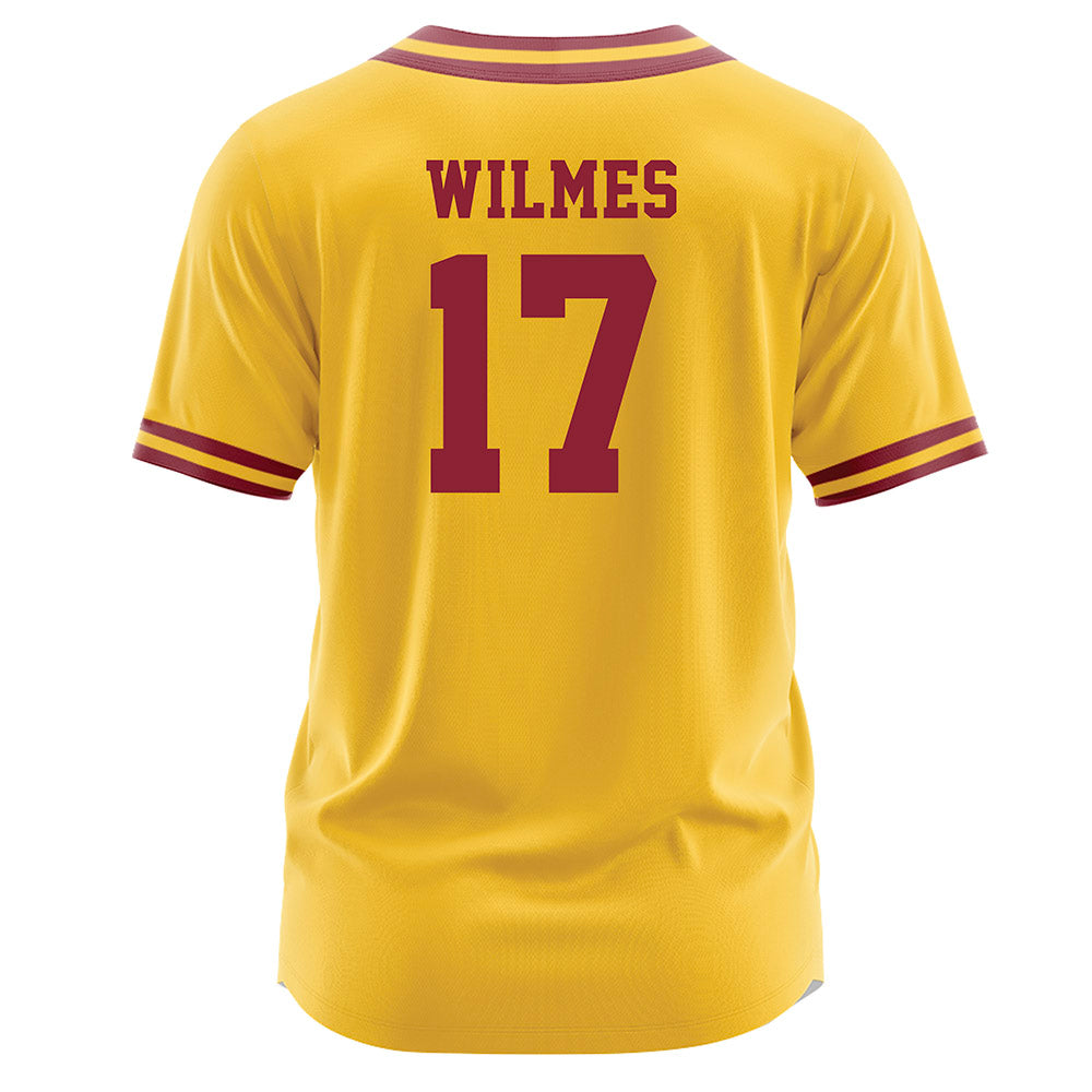 Iowa State - NCAA Softball : Ava Wilmes - Gold Jersey-1