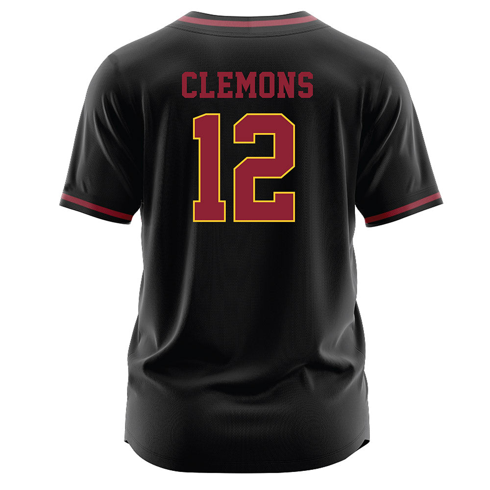 Iowa State - NCAA Softball : Jessie Clemons - Black Jersey-1