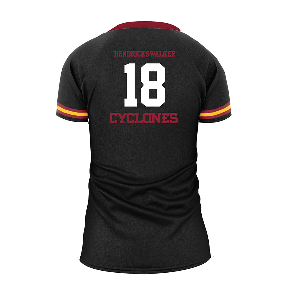 Iowa State - NCAA Women's Volleyball : Amiree Hendricks-Walker - Black Volleyball Jersey