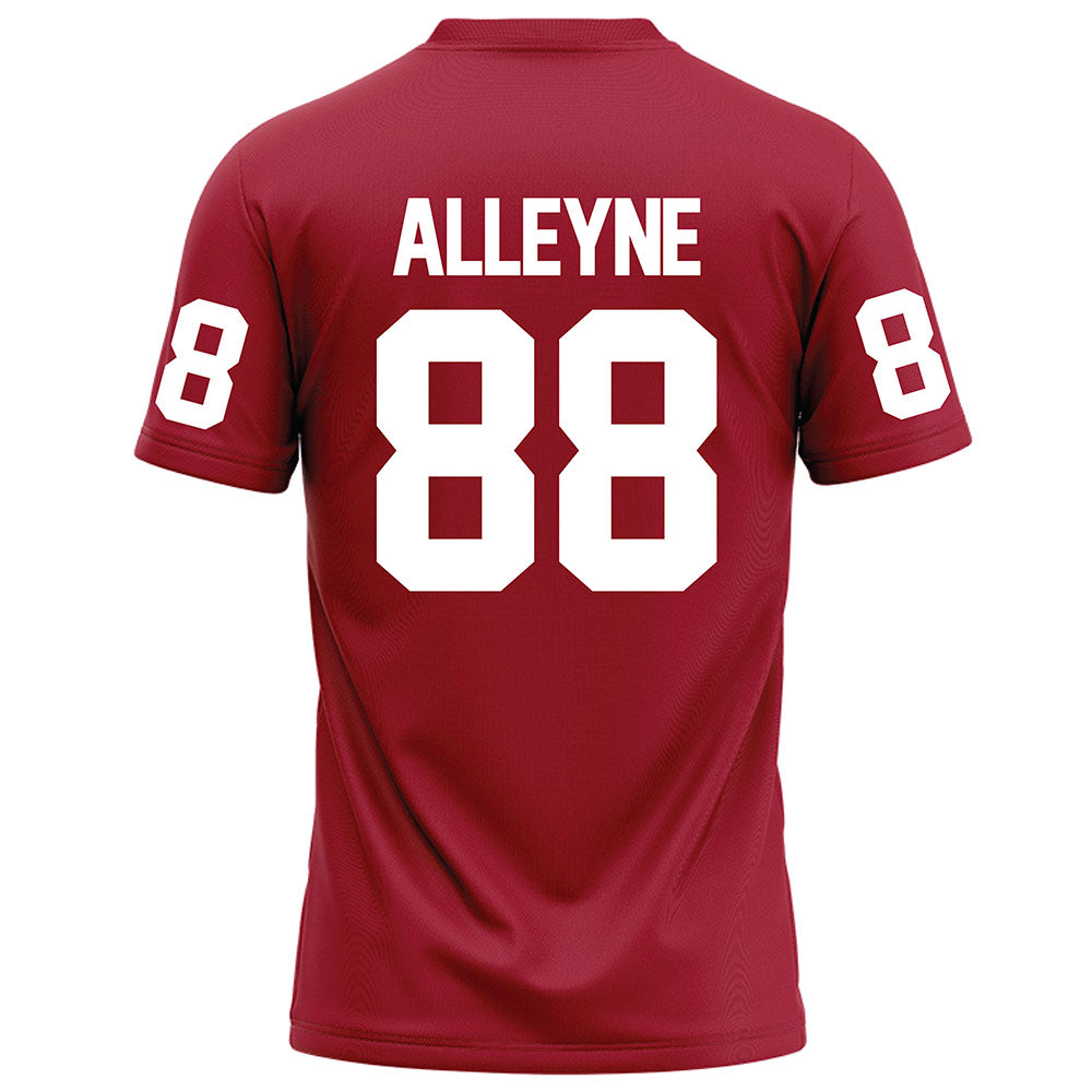 WSU - NCAA Football : Mackenzie Alleyne - Red Football Jersey-1