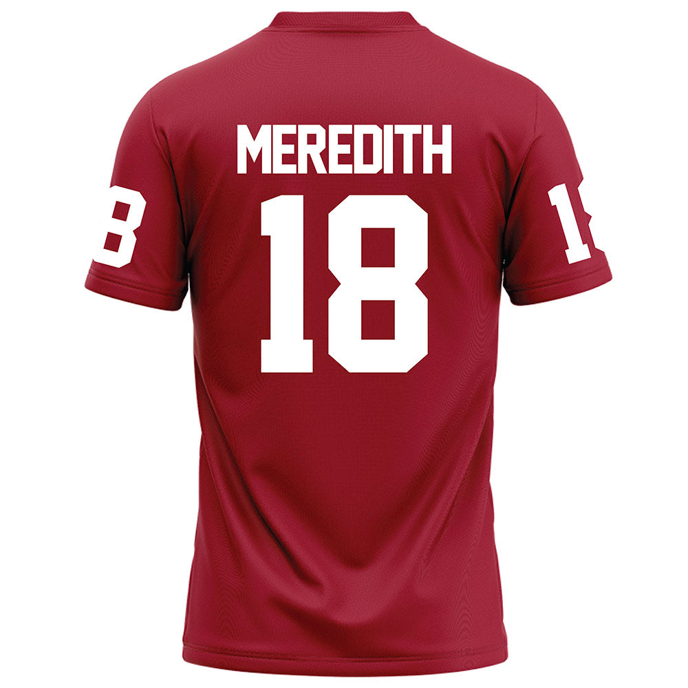WSU - NCAA Football : Joshua Meredith - Red Football Jersey