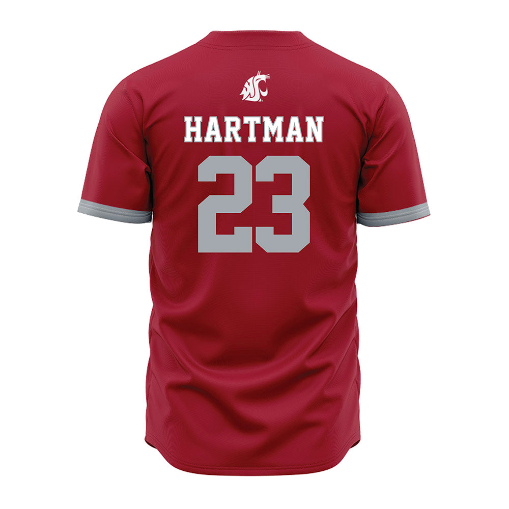 WSU - NCAA Baseball : Max Hartman - Red Jersey-1