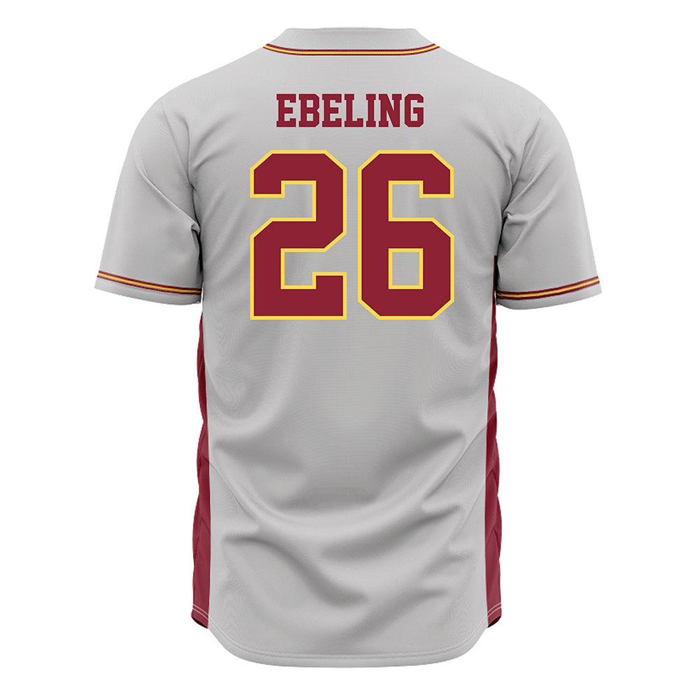 NSU - NCAA Baseball : Braden Ebeling - Grey Jersey-1