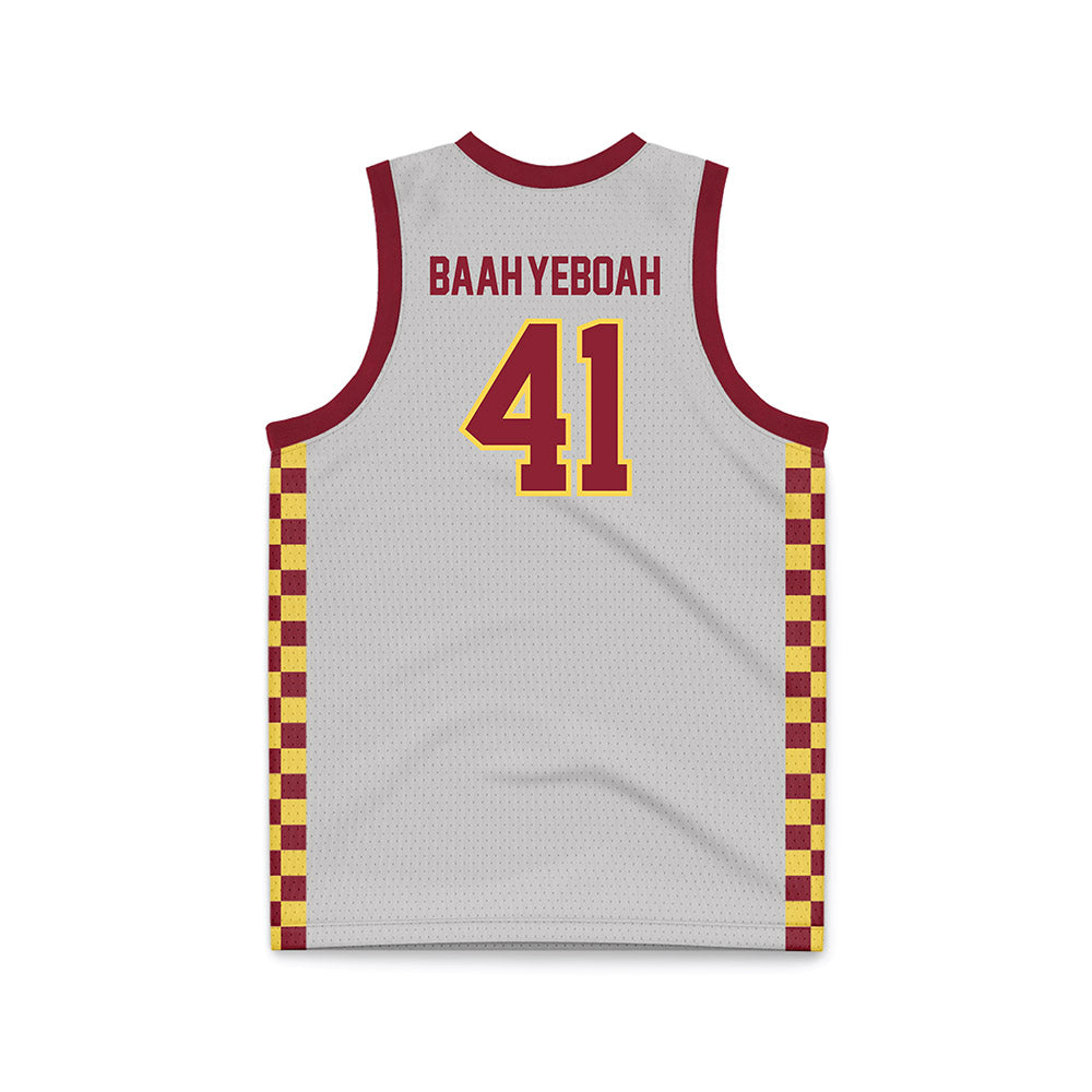 NSU - NCAA Men's Basketball : Marley Baah-Yeboah - Grey Basketball Jersey