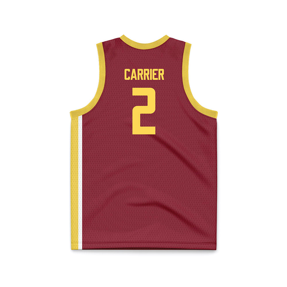 NSU - NCAA Women's Basketball : Makenzie Carrier - Maroon Basketball Jersey-1