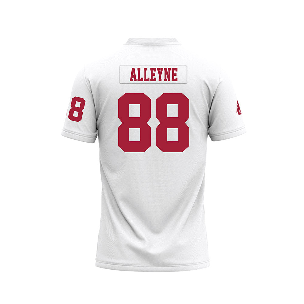 WSU - NCAA Football : Mackenzie Alleyne - White Football Jersey-1
