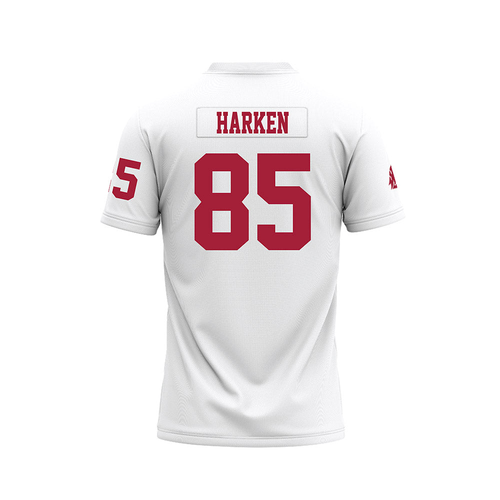 WSU - NCAA Football : Kaden Harken - White Football Jersey-1