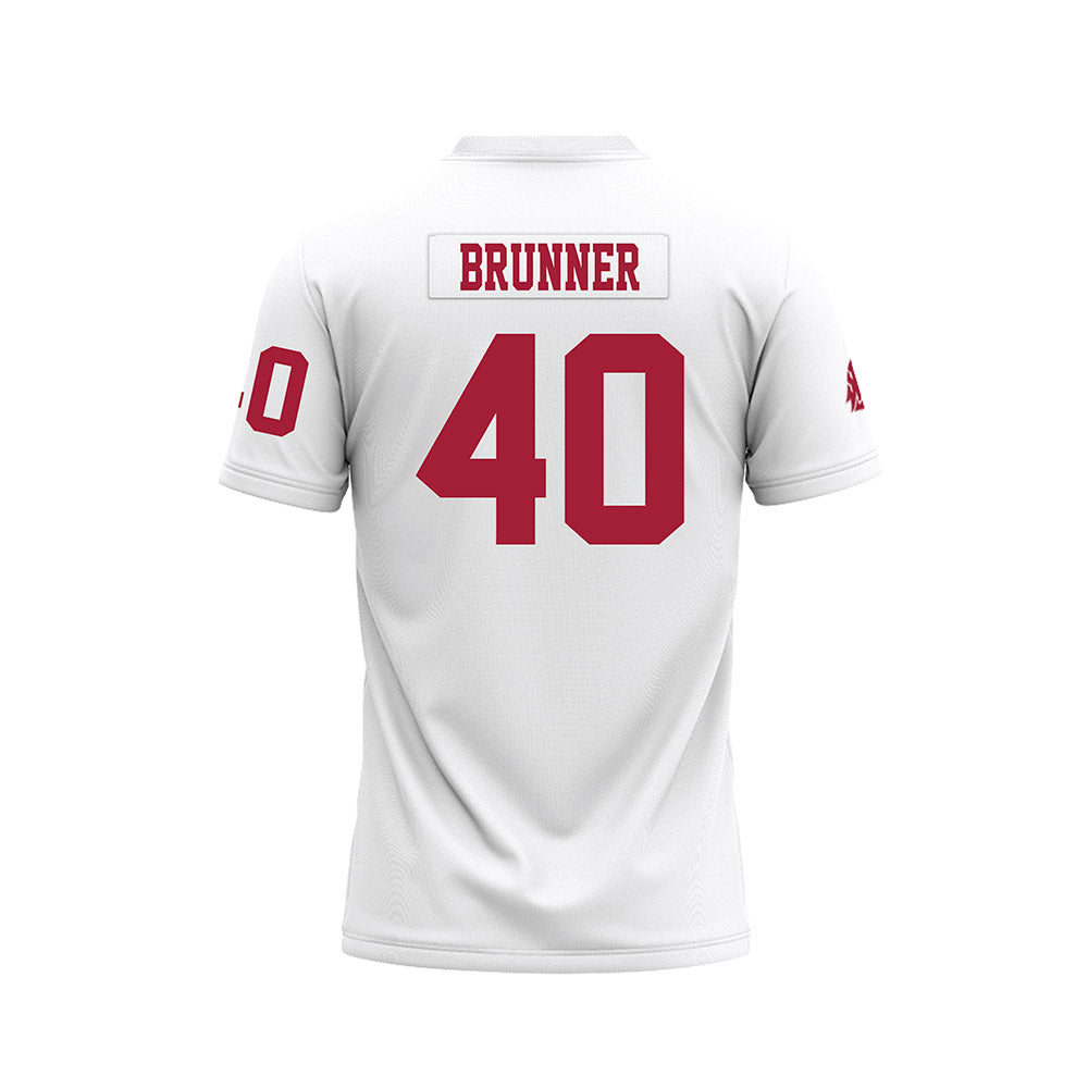 WSU - NCAA Football : Colson Brunner - White Football Jersey