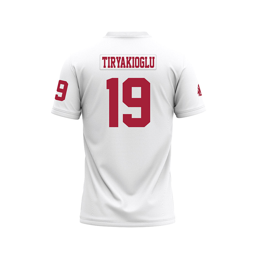 WSU - NCAA Football : Jake Tiryakioglu - White Football Jersey-1