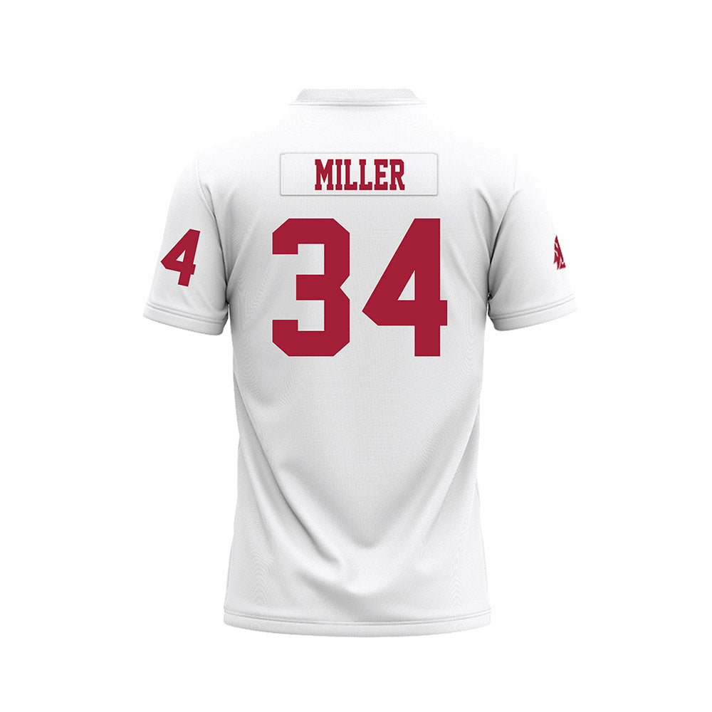 WSU - NCAA Football : Sir Brody Miller - White Football Jersey-1